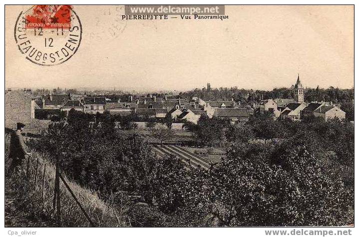 93 PIERREFITTE Vue Générale, Panoramique, Animée, Ed ?, 1912 - Pierrefitte Sur Seine