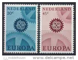 Netherlands Europe CEPT 1967 NVPH Nr 882/883 Postfris/MNH - 1967