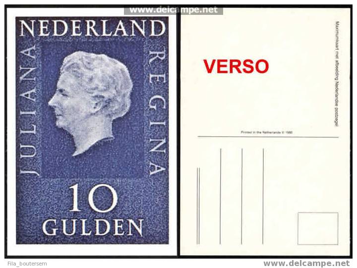 NEDERLAND : 1969  : 17 Verschillende Postkaarten Met Afbeeldingen V.d. Zegels "Koningin Juliana" - Sonstige & Ohne Zuordnung