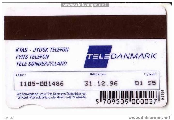 DENMARK USED PHONECARD - 50 Kr " KANGAROO " - Denemarken