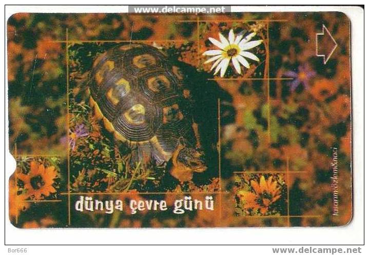 TURKEY USED PHONECARD 2002 " TURTLE / TORTOISE " - Turkey