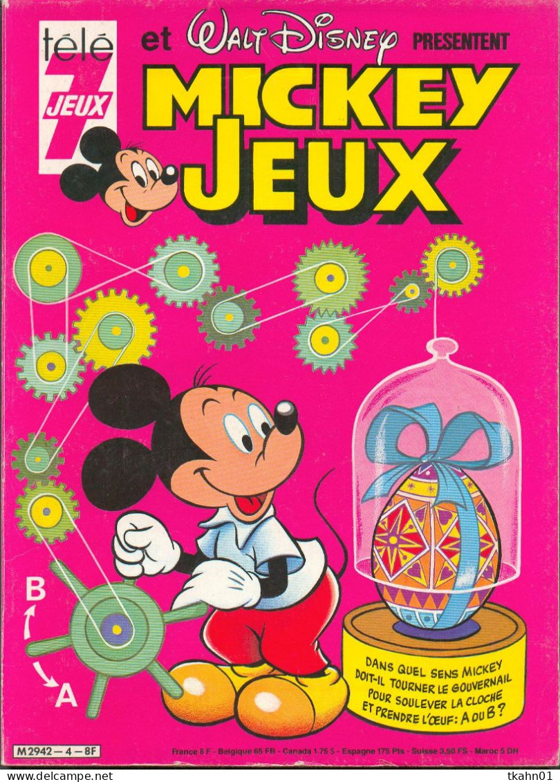 MICKEY JEUX   N° 4  DE 1983 - Mickey Parade