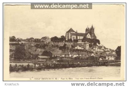 Neuf Brisach68  Alsace - Pont Flottant Sur Le Rhin - Neuf Brisach