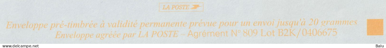 France Entier Postal Yvert No. 3417-E2  2 Lignes + Petit Carré Au Verso No 809 Lot B2K/0406675 Repiqué Noel à Strasbourg - Listos A Ser Enviados : Réplicas Privadas