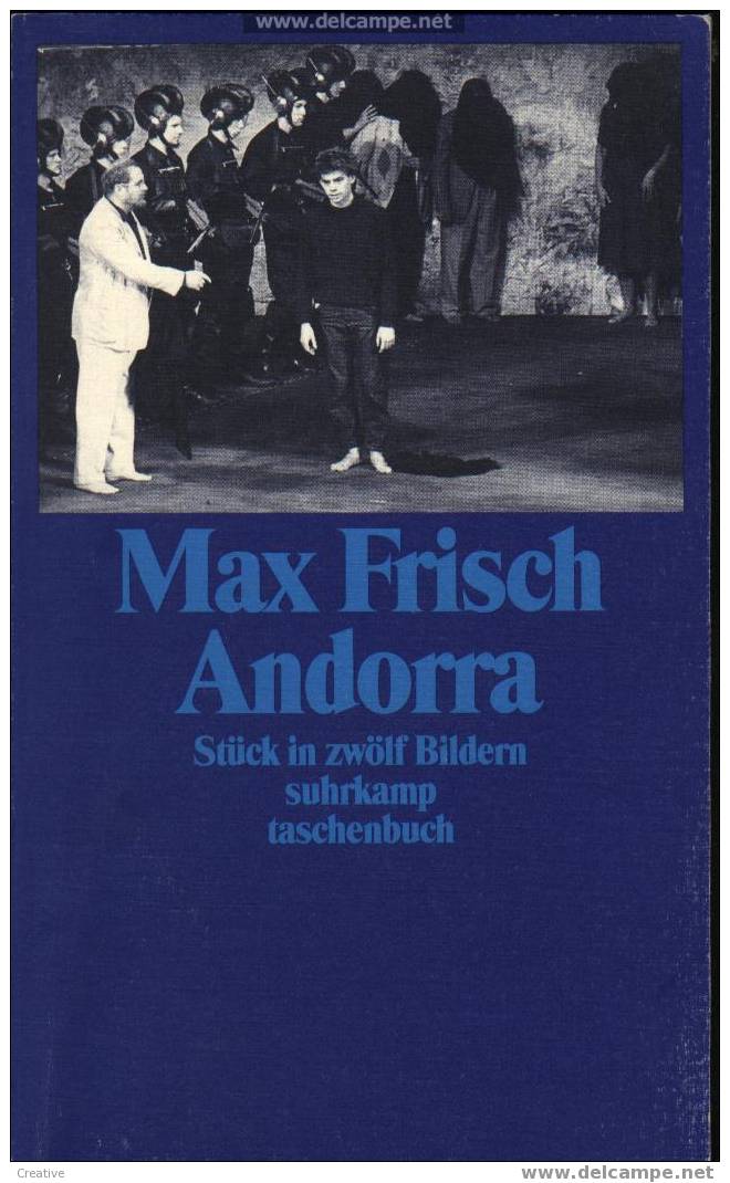 MAX FRISCH ANDORRA Stuck In Zwolf Bildern Suhrkamp Taschenbuch - Théâtre & Scripts