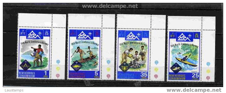 New Hebrides, British 1975 Scouts MNH** - Altri & Non Classificati