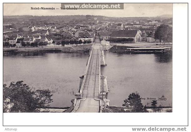 Saint-Mammès : Vue Générale Et Pont Sur La Seine - Saint Mammes