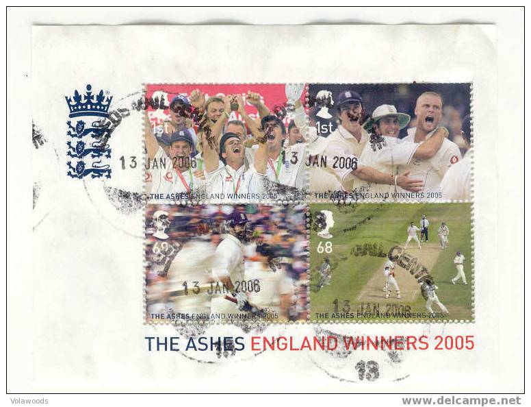Regno Unito - The Ashes Vincitori Del Campionato Inglese Nel 2005 - Cricket