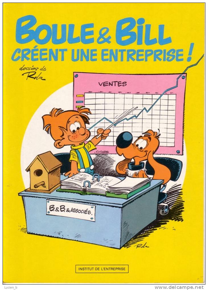 ROBA  -  Boule Et Bill Créent Une Entreprise - Boule Et Bill