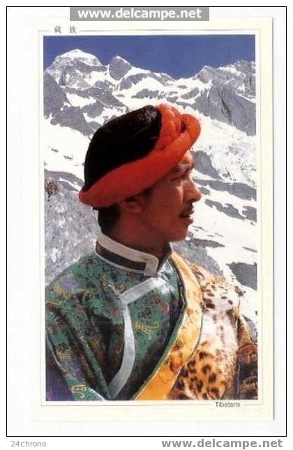 Chine: Yunnan, Folklore, Homme, Tibetans (06-2082) - Tibet