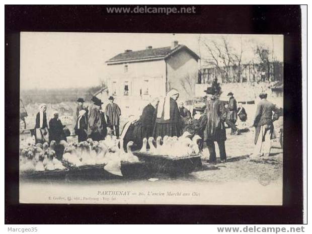 002314 Parthenay L'ancien Marché Aux Oies édit.cordier Animée Beau Plan Agriculture - Parthenay