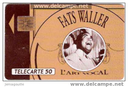 TELECARTE F233 SO3 02/1992 FATS WALLER 50U  -*- - Collezioni