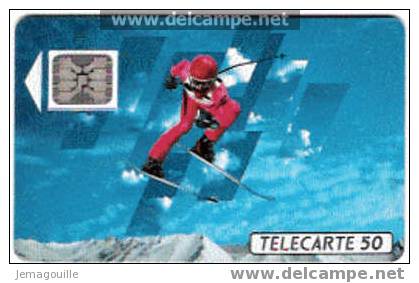 TELECARTE F132 SC5 12/1990 SKIEUR 1 50U - Lots - Collections