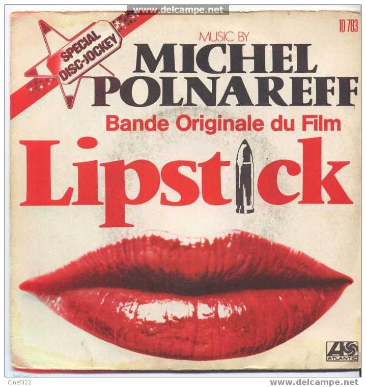 B.O. Du Film "LIPSTICK", Par Michel POLNAREFF - Soundtracks, Film Music