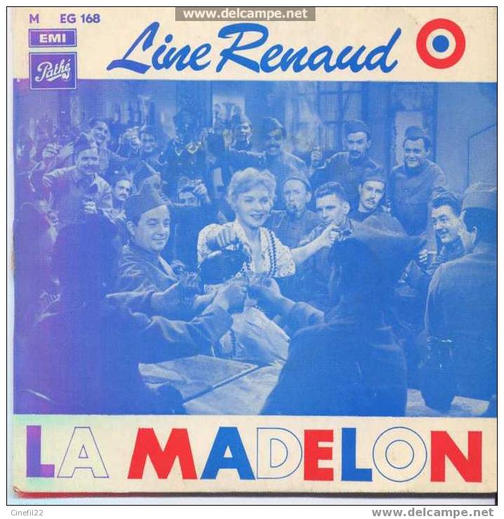 Chansons Du Film "LA MADELON", Par Line RENAUD - Música De Peliculas