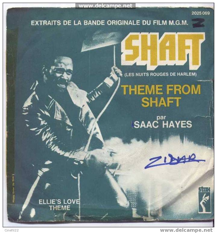 B.O. Du Film "LES NUITS ROUGES DE HARLEM" ("Shaft"), Par Isaac HAYES - Filmmuziek