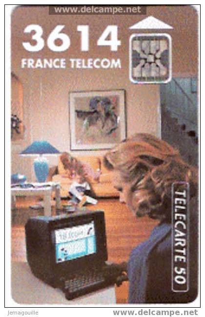 TELECARTE - F290 SC4 - 09/1992 3614 FRANCE TELECOM 50U * - Collezioni