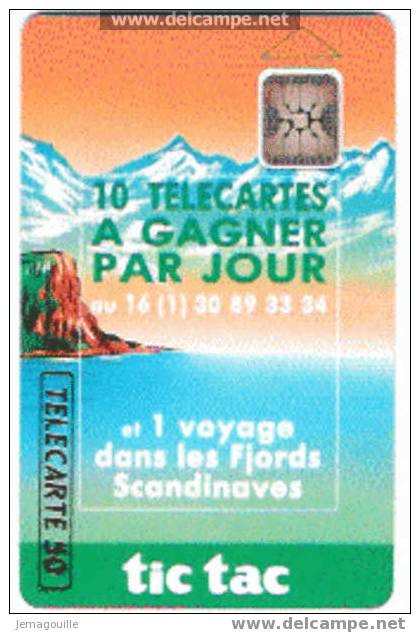 TELECARTE - F288 SC4 - 09/1992 TIC TAC 50U * - Lots - Collections