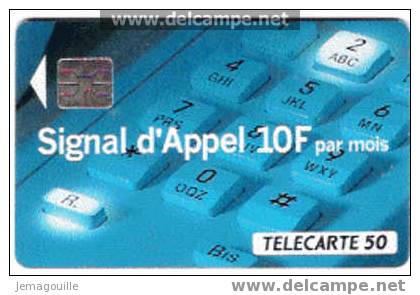 TELECARTE - F421 SO4 - 08/1993 SIGNAL D'APPEL 50U * - Sammlungen