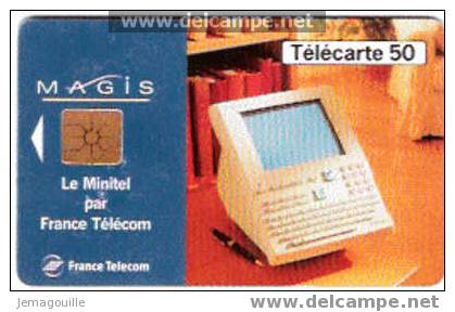 TELECARTE F568 GEM 07/1995 MAGIS BLANC 50U * - Collezioni