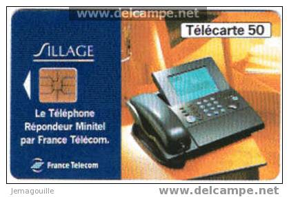 TELECARTE F569 SO3 07/1995 SILLAGE  50U * - Collections