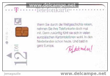 TELECARTE ALLEMANDE TELEKOM PD2 1995 RUF DOCH MAL AN! - Collezioni