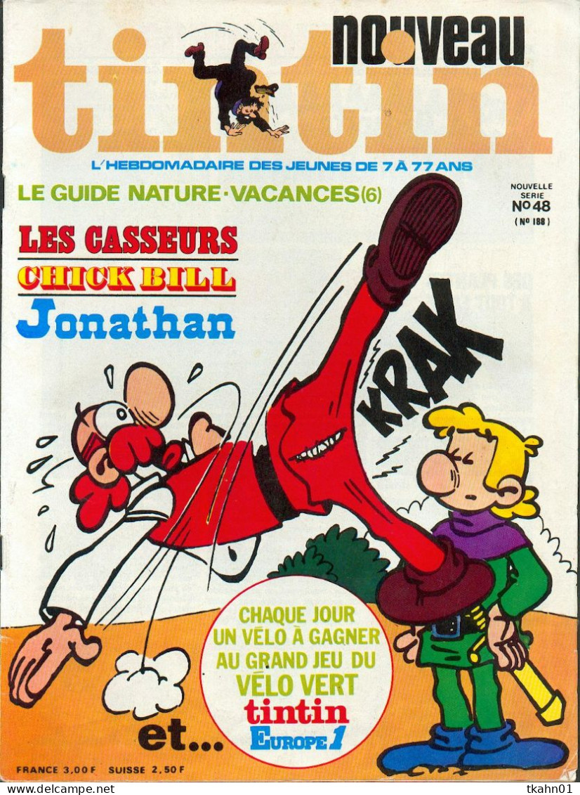 NOUVEAU TINTIN  N° 48  (N° 188)  DE 1976 - Tintin