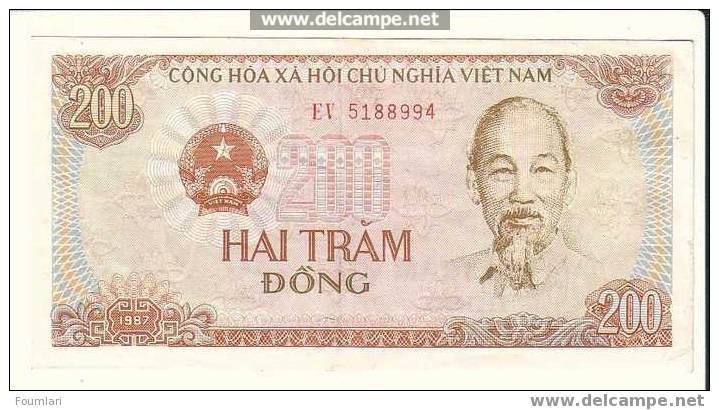 Billet VIETNAM - Impeccable Neuf, Mais A été Plié - Sonstige – Asien