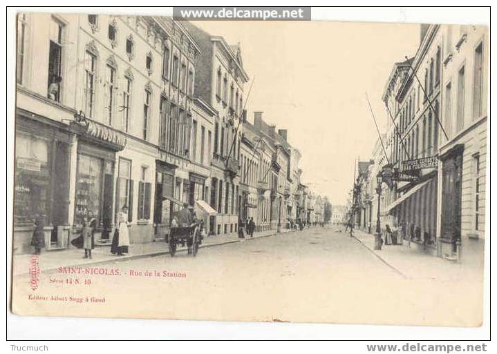 1788 - Saint-Nicolas - Rue De La Station - Sint-Niklaas