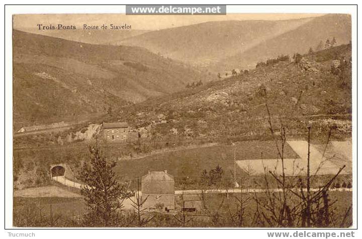 Lg 74 - 11 - TROIS-PONTS - Route De Stavelot - Trois-Ponts