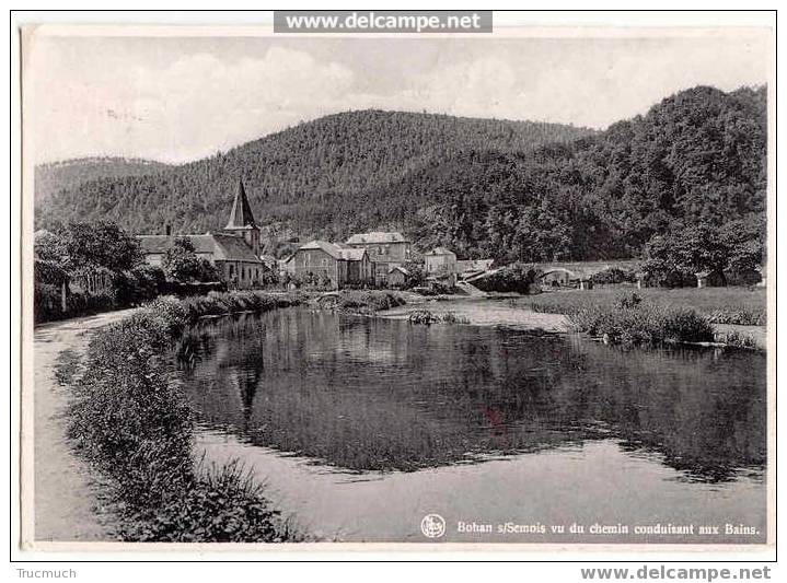 1755 - Bohan S/Semois - Vu Du Chemin Conduisant Aux Bains - Vresse-sur-Semois