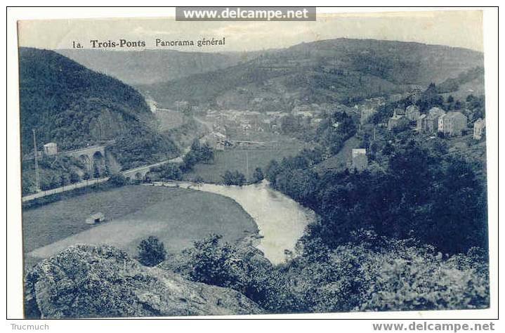 Lg74 - 7 - TROIS-PONTS - Panorama Général - Trois-Ponts