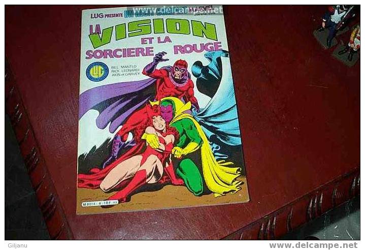 RCM MARVEL ANNEE 1984  LA VISION ET LA SORCIERE ROUGE  N 4 - Fantask