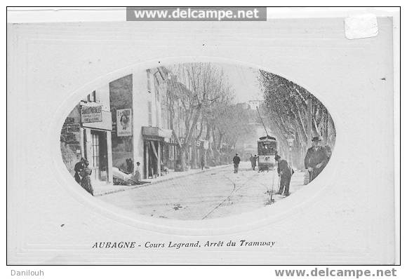 13 //BOUCHES DU RHONE / AUBAGNE / Cours Legrand, Arrêt Du Tramway, (médaillon Ovale) - Aubagne