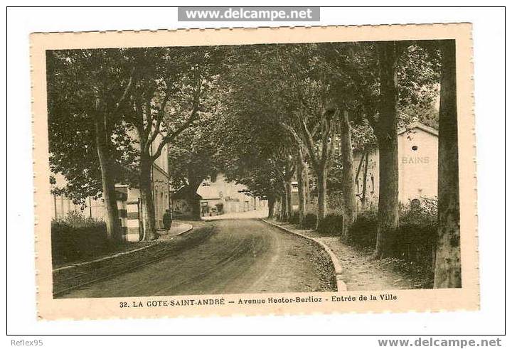 LA COTE-SAINT-ANDRE - Avenue Hector-Berlioz - Entrée De La Ville. - La Côte-Saint-André