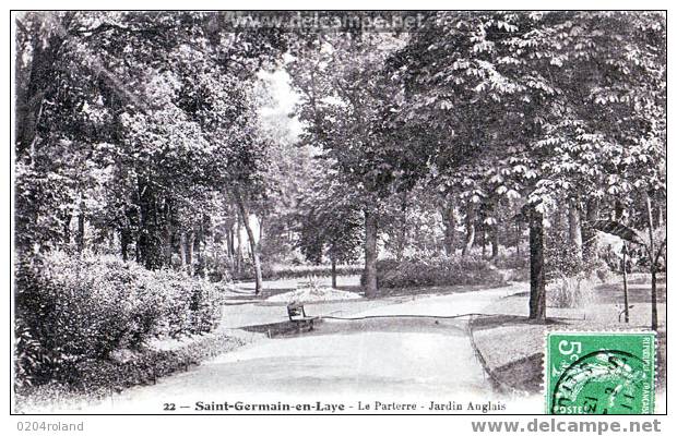 St Germain En Laye -Le Parterre - Jardin Anglais - St. Germain En Laye (Kasteel)