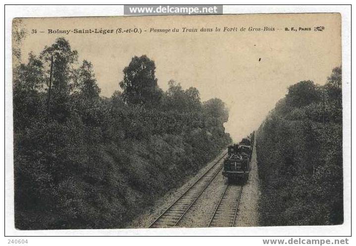 34  -  BOISSY-SAINT-LEGER  --  Passage Du Train Dans La Forêt De Gros-Bois - Boissy Saint Leger
