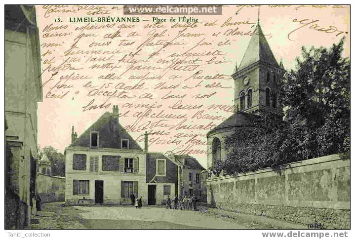 LIMEIL-BREVANNES - Place De L'Eglise - Creteil