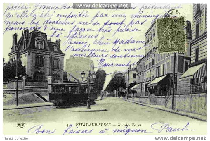 VITRY-SUR-SEINE - Rue Des Ecoles - Vitry Sur Seine