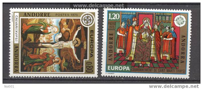 Andorre   243/244  * * TB      Europa 1975 - 1975