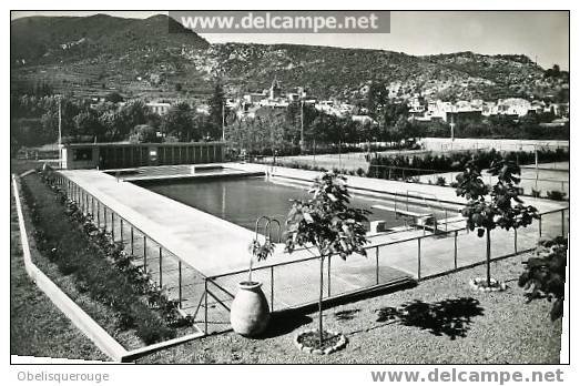 26 NYONS LA PISCINE ANNEES 50 SM DENTELEE FORMAT CPA N°8 - Nyons