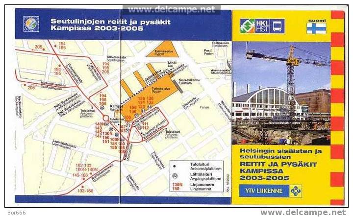 FINLAND - HELSINKI - City Bus Plan / Map 2003 - Europa