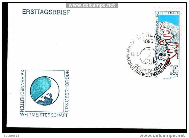 Fdc Sports > Hiver Allemagne 1973 Championnat Bobsleigh Oberhof - Wintersport (Sonstige)