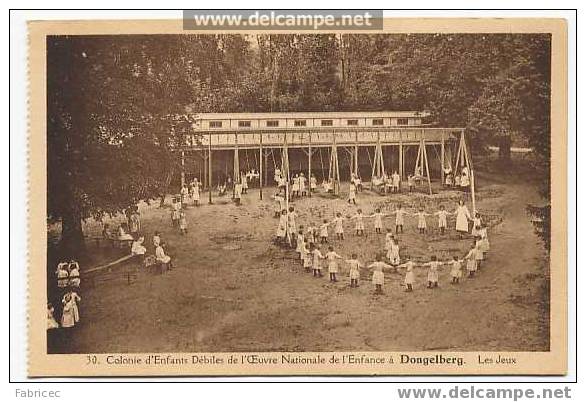 Dongelberg - Colonie D'Enfant Débiles De L'Oeuvre Nationale De L'Enfance à Dongelberg - Les Jeux - Geldenaken