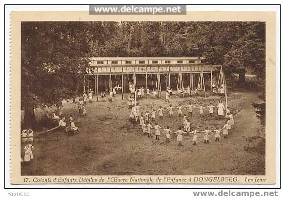 Dongelberg - Colonie D'Enfant Débiles De L'Oeuvre Nationale De L'Enfance à Dongelberg - Les Jeux - Geldenaken