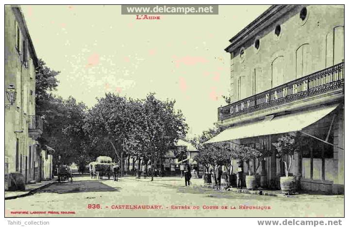 CASTELNAUDARY - Entrée Du Cours De La République - Castelnaudary