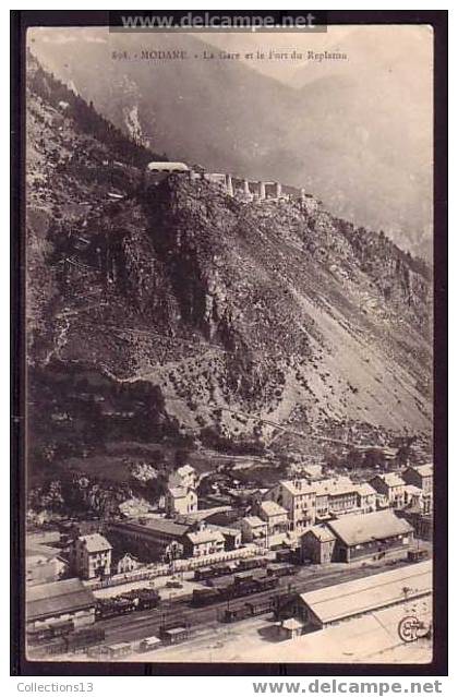 SAVOIE - Modane - La Gare Et Le Fort Du Replaton - Modane