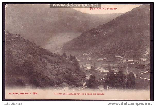 VOSGES - Plainfaing - Vallée De Habeaurupt Et Gorge De Strasy - Plainfaing