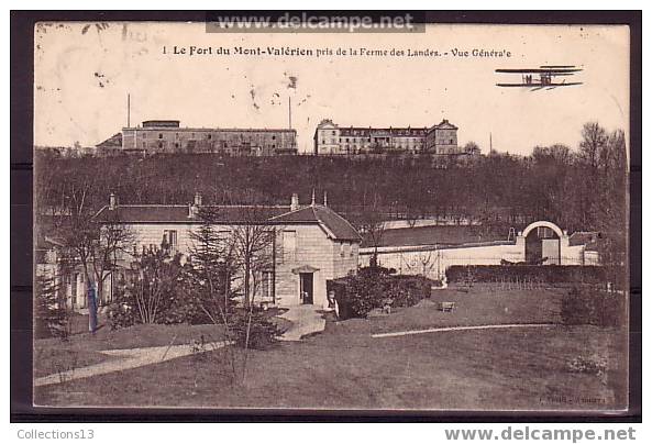 HAUTS DE SEINE - Le Fort Du Mont Valerien Pris De La Ferme Des Landes - Vue Generale - Mont Valerien