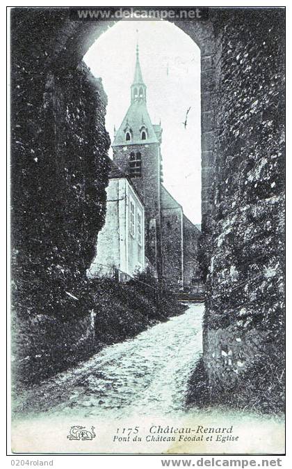 Château Renard - Pont Du Châreau Féodal Et Eglise - Chatillon Sur Loire